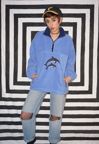 VINTAGE 80'S DOLPHIN FLEECE