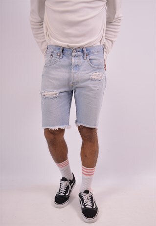 VINTAGE LEVI'S 501 DENIM SHORTS BLUE