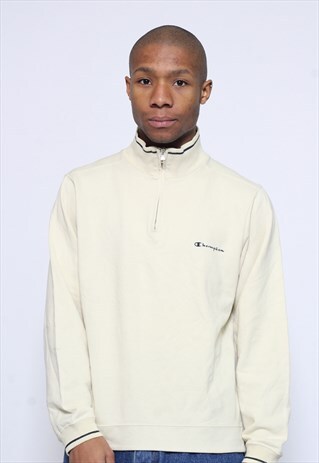 VINTAGE CHAMPION 1/4 ZIP SWEATSHIRT