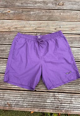 Vintage no fear forever skatewear purple shorts large 
