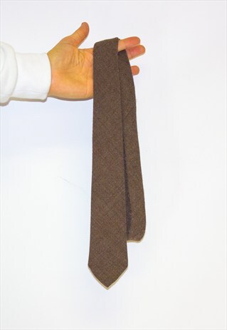 VINTAGE MEN'S SKINNY WOOL TIE