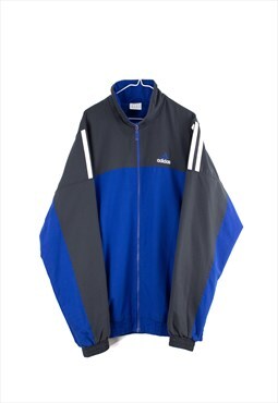 Vintage Adidas Track Jacket in Blue L
