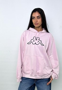 Pink 90s Kappa Spellout Sweatshirt