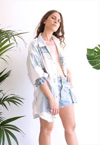VINTAGE 90S ANCIENT GREEK PRINT SHIRT