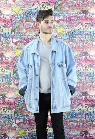 LEE 80S SHERPA FLEECE LINED VINTAGE DENIM JACKET.
