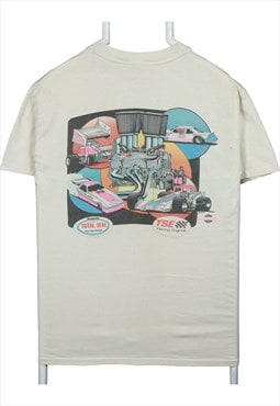 Vintage 90's StedMan T Shirt Racing Tee Crewneck Short