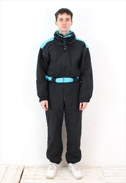 Vintage Mens S/M Insulated Snowsuit Jumpsuit UK 38 Ski Suit