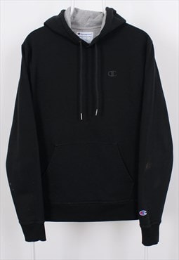 Champion Hoodie / Jumper in Black colour, Vintage.