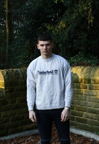 VINTAGE GREY TIMBERLAND SWEATSHIRT