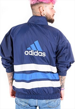 VINTAGE 80S ADIDAS WINDBREAKER JACKET / S7067