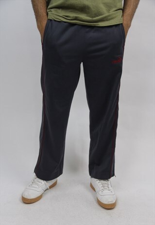 VINTAGE PUMA 90'S GREY TRACKSUIT BOTTOMS
