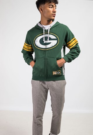 VINTAGE NFL PACKERS ZIP-UP HOODIE