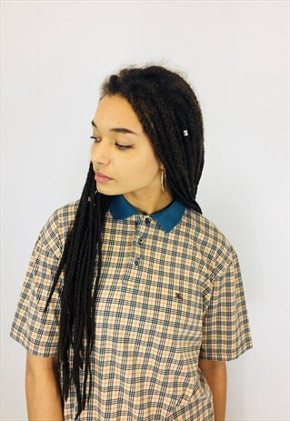 VINTAGE BURBERRY NOVA EMBROIDERED POLO