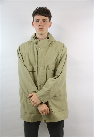 VINTAGE WOOLRICH BEIGE HOODED JACKET