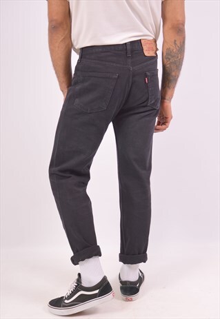 VINTAGE LEVI'S 501 HIGH WAIST JEANS SLIM BLACK
