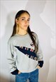 VINTAGE 90S NIKE REWORK PATCHWORK EMBROIDERED SWEATSHIRT