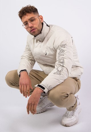 90'S VINTAGE NAUTICA PUFFER JACKET