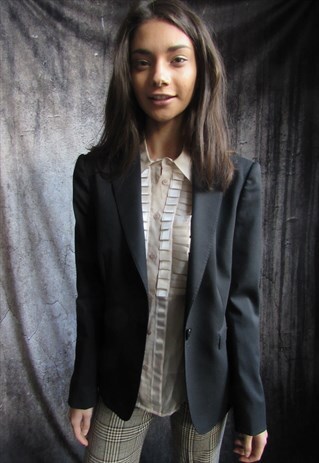 BURBERRY BLACK BLAZER JACKET