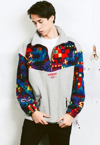 VINTAGE AZTEC FLEECE SWEATSHIRT