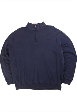 Vintage 90's Polo Ralph Lauren Sweatshirt Plain Quarter Zip