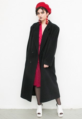 VINTAGE OVERSIZE BOYFRIEND WOOL COAT