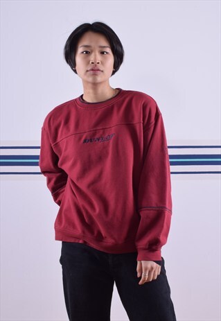 RED DUNLOP SWEATSHIRT