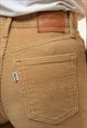 90S LEVIS CORDUROY WOMAN VINTAGE HIGH WAISTED TROUSERS 4386
