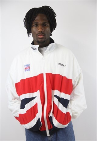 VINTAGE SPEEDO TEAM GB SWIMMING JACKET