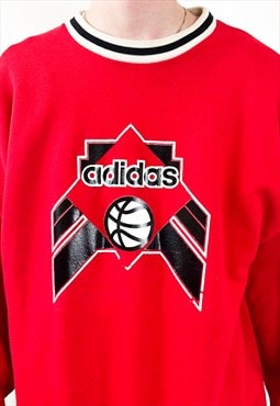 Vintage 80s red  logo sweatshirt 