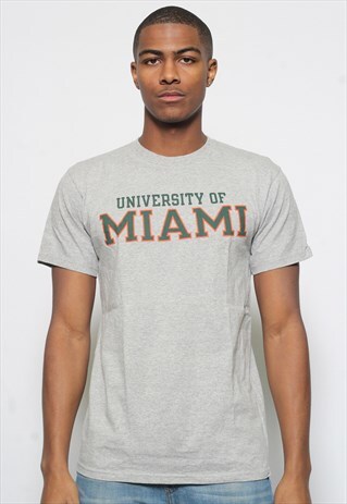 VINTAGE CHAMPION MIAMIT-SHIRT GREY