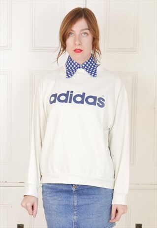 RETRO ADIDAS CREAM SWEATSHIRT