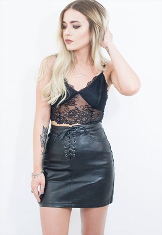 SIENNA LACE BRALETTE - BLACK
