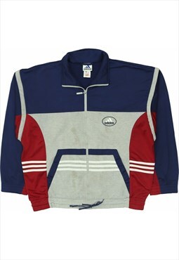 Vintage 90's Adidas Sweatshirt Track Jacket Retro Blue,