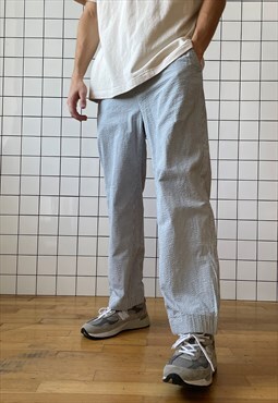 Vintage POLO RALPH LAUREN Pants Trousers Striped Blue