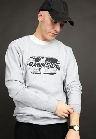 GREY GLOBE SWEAT