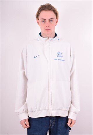 NIKE MENS VINTAGE JACKET XL WHITE 90S
