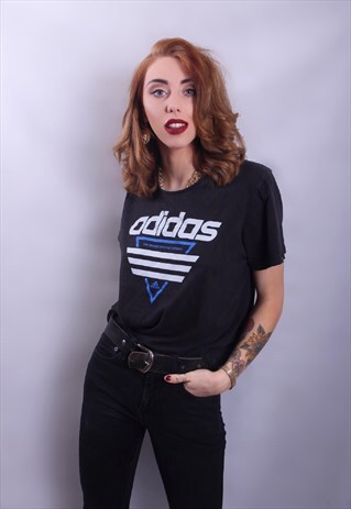 BLACK ADIDAS TEE