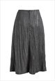 GREY CLOCHE SKIRT