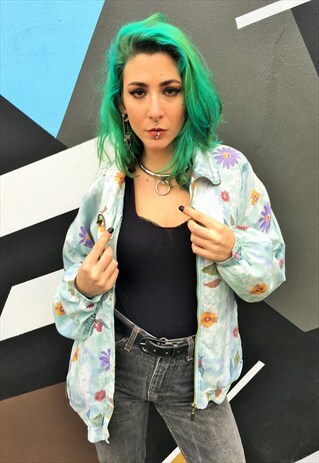 VINTAGE SILK BOMBER JACKET