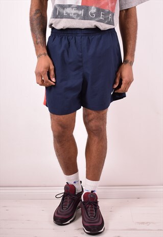NIKE MENS VINTAGE SHORTS MEDIUM BLUE 90S