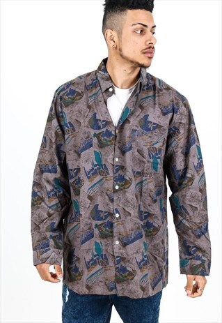 VINTAGE PATTERNED SHIRT S388