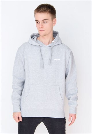 GREY RAWWW (WHITE) HOODIE