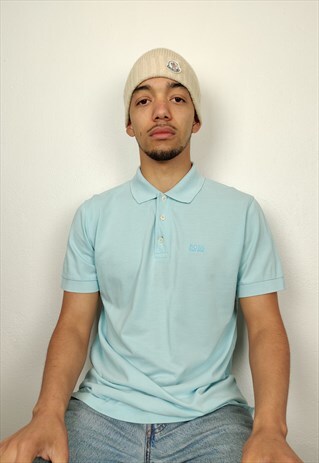VINTAGE HUGO BOSS POLO SHIRT LOGO EMBROIDED