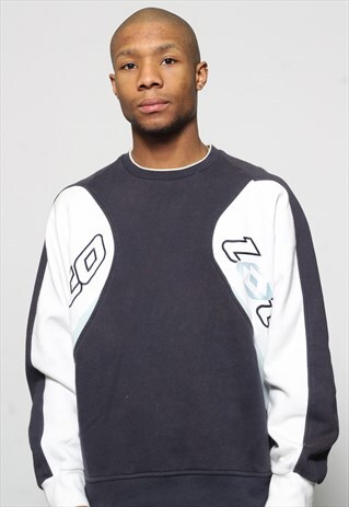 VINTAGE LOTTO LOGO SWEATSHIRT BLUE