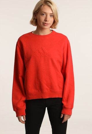 90S ADIDAS EMBROIDERED LOGO SWEATSHIRT