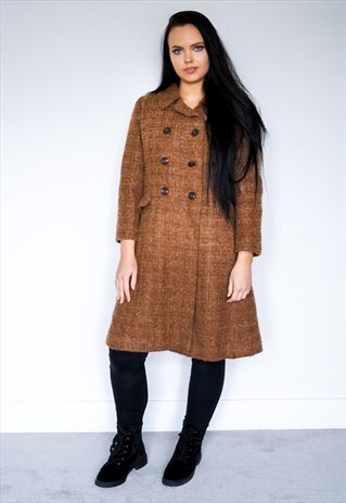 VINTAGE BROWN 60'S COAT