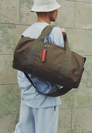 BARREL BAG OLIVE GREEN