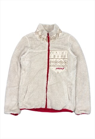 WOMEN'S ADIDAS ZIP UP SHERPA