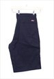 VINTAGE DICKIES SHORTS BLACK STRAIGHT FIT WITH CONTRAST LOGO