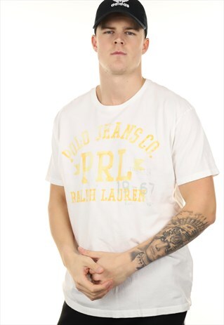 VINTAGE RALPH LAUREN T SHIRT WHITE